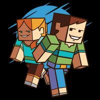 Cubic People Cartoon Mug