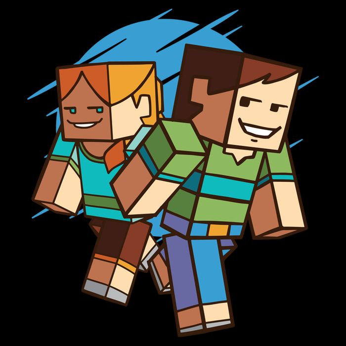 Cubic People Cartoon Mug