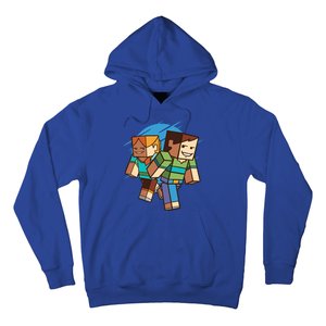 Cubic People Cartoon Hoodie