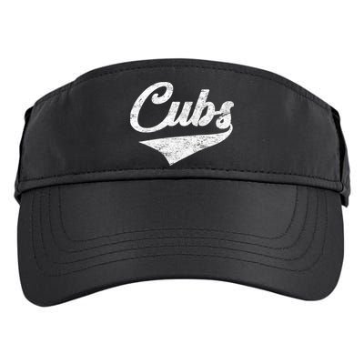 Cubs Vintage Sports Team Baseball Fan Adult Drive Performance Visor