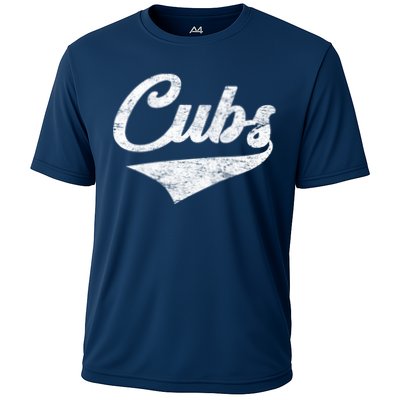 Cubs Vintage Sports Team Baseball Fan Performance Shirt