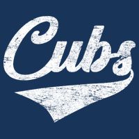 Cubs Vintage Sports Team Baseball Fan Apron