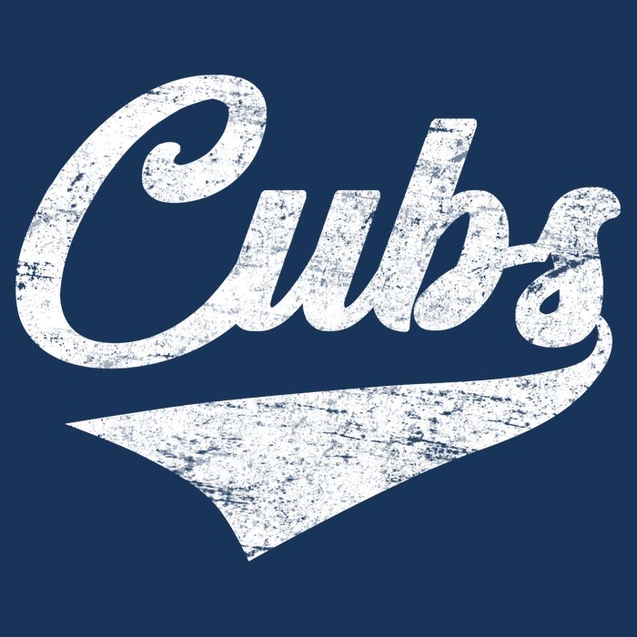 Cubs Vintage Sports Team Baseball Fan Apron