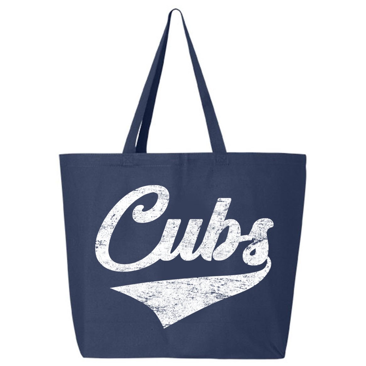 Cubs Vintage Sports Team Baseball Fan 25L Jumbo Tote