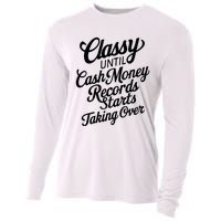 Classy Until Cash Money Records Starts Taking Over Money Cooling Performance Long Sleeve Crew