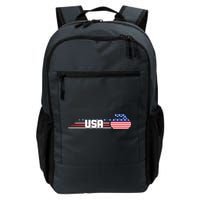 Cool USA Curling Team Sports Logo Backpack