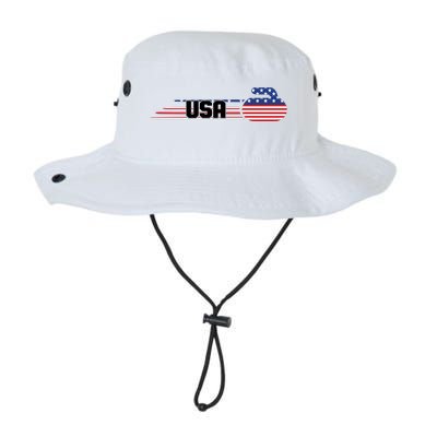 Cool USA Curling Team Sports Logo Legacy Cool Fit Booney Bucket Hat