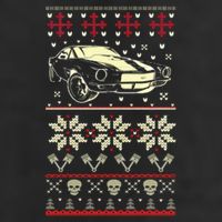 Camaro Ugly Christmas 7 Panel Mesh Trucker Snapback Hat