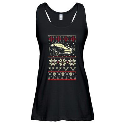 Camaro Ugly Christmas Ladies Essential Flowy Tank