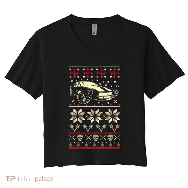 Camaro Ugly Christmas Crop Top
