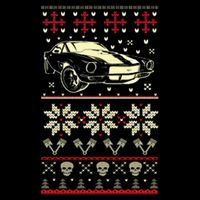 Camaro Ugly Christmas Zip Tote Bag