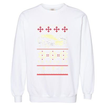 Camaro Ugly Christmas Garment-Dyed Sweatshirt