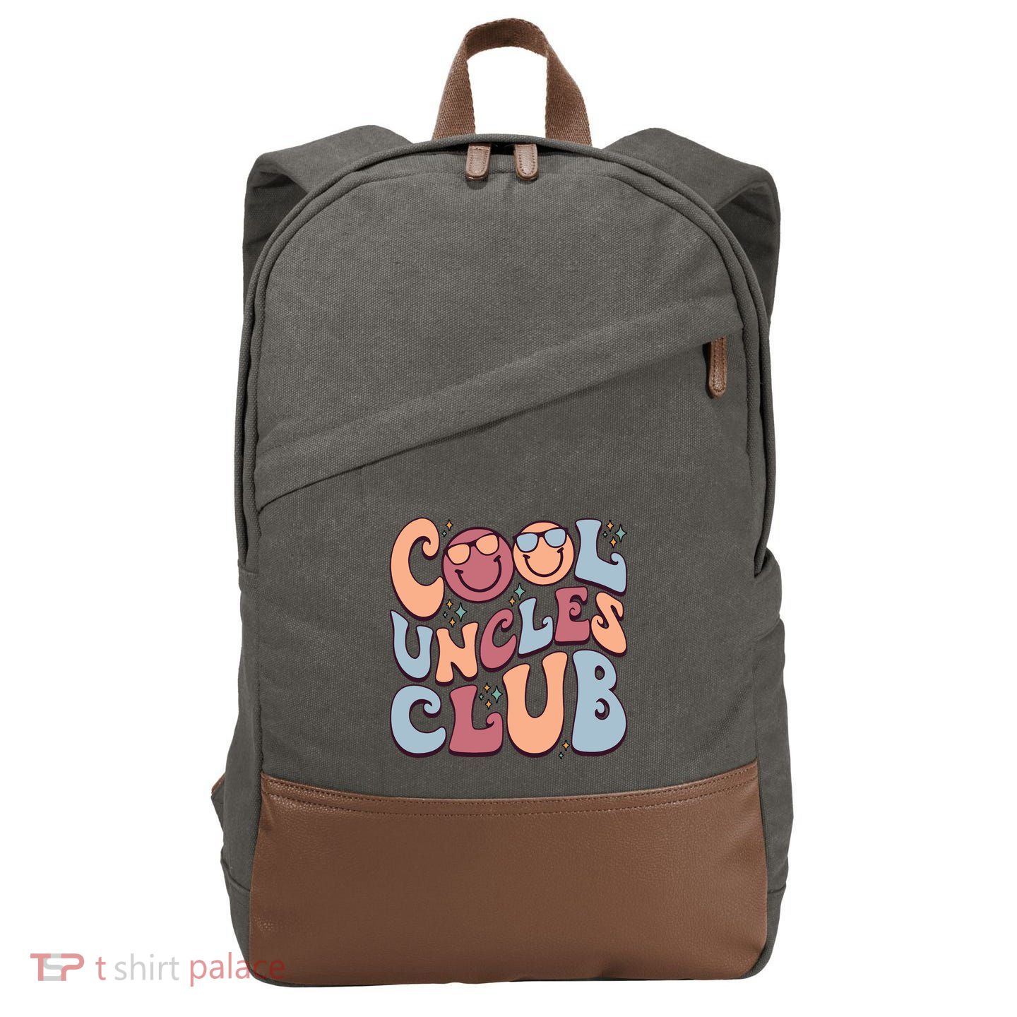 Cool Uncles Club Cotton Canvas Backpack