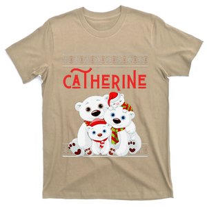 Catherine Ugly Christmas Sweater Family Name T-Shirt