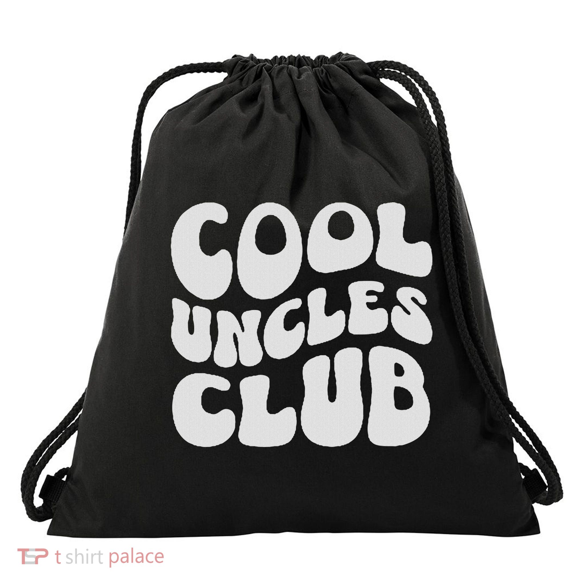 Cool Uncles Club Best Uncle Ever Pregnancy Announcement Fun Drawstring Bag
