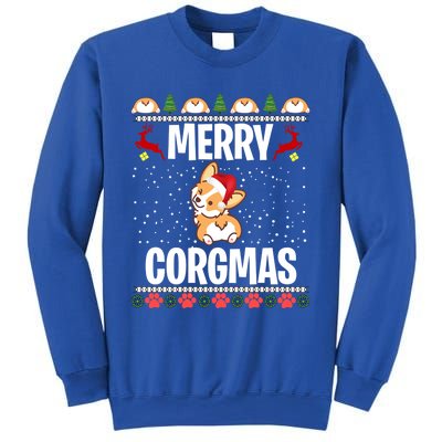 Corgi Ugly Christmas Sweater Merry Corgmas Santa Corgi Gift Sweatshirt