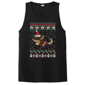 Chihuahua Ugly Christmas Funny Holiday Dog Lover Xmas Gift Funny Gift PosiCharge Competitor Tank