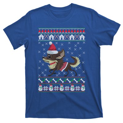 Chihuahua Ugly Christmas Funny Holiday Dog Lover Xmas Gift Funny Gift T-Shirt