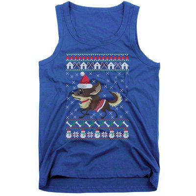 Chihuahua Ugly Christmas Funny Holiday Dog Lover Xmas Gift Funny Gift Tank Top