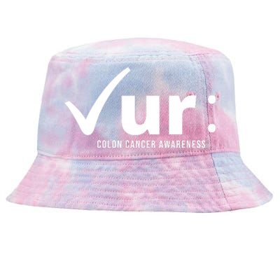 Check Ur Colon Cancer Awareness Tie-Dyed Bucket Hat