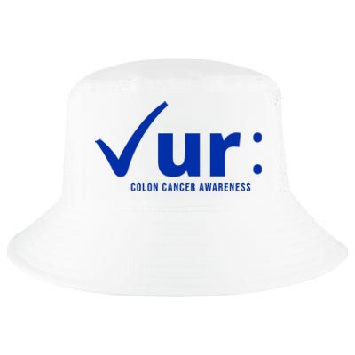 Check Ur Colon Cancer Awareness Cool Comfort Performance Bucket Hat