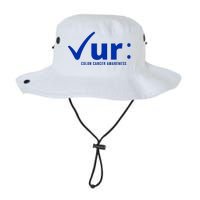 Check Ur Colon Cancer Awareness Legacy Cool Fit Booney Bucket Hat