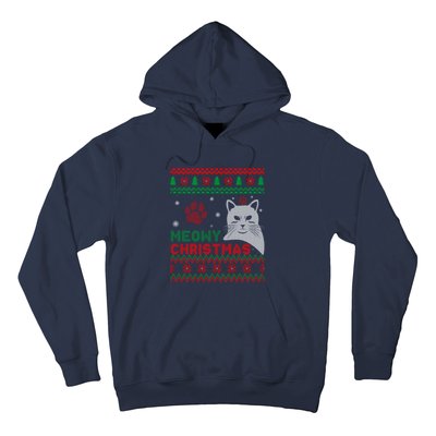 Cat Ugly Christmas Hoodie