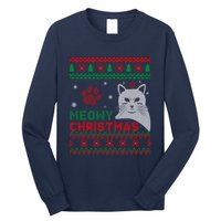 Cat Ugly Christmas Long Sleeve Shirt