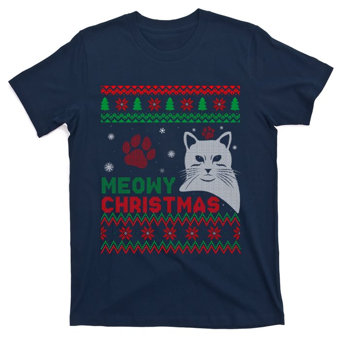 Cat Ugly Christmas T-Shirt