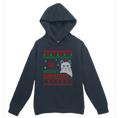 Cat Ugly Christmas Urban Pullover Hoodie