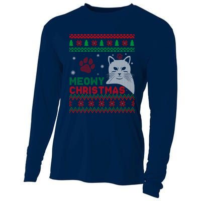 Cat Ugly Christmas Cooling Performance Long Sleeve Crew