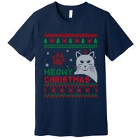 Cat Ugly Christmas Premium T-Shirt