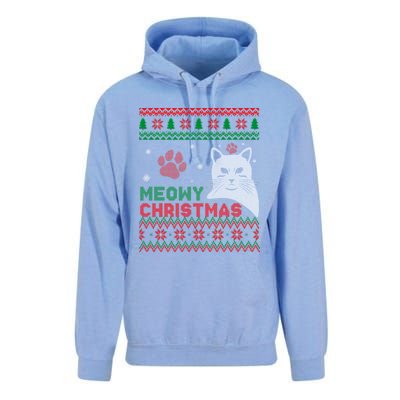 Cat Ugly Christmas Unisex Surf Hoodie