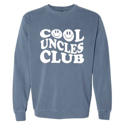 Cool Uncles Club Vintage Fathers Day Garment-Dyed Sweatshirt