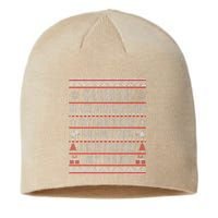 Cashiers Ugly Christmas Funny Cashier Sustainable Beanie