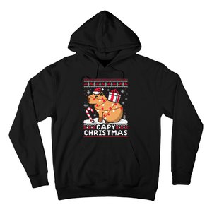 Capy Ugly Christmas Sweater Capybara Lover Christmas Hoodie