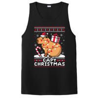 Capy Ugly Christmas Sweater Capybara Lover Christmas PosiCharge Competitor Tank