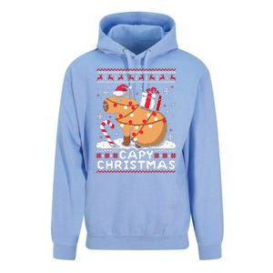 Capy Ugly Christmas Sweater Capybara Lover Christmas Unisex Surf Hoodie