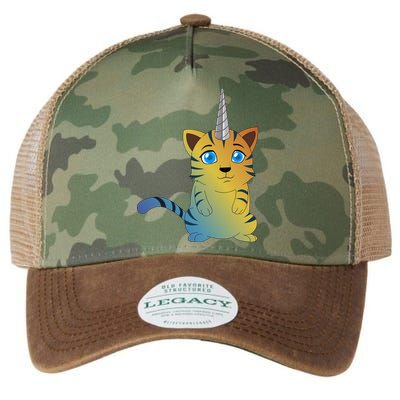 Cat Unicorn Caticorn Legacy Tie Dye Trucker Hat