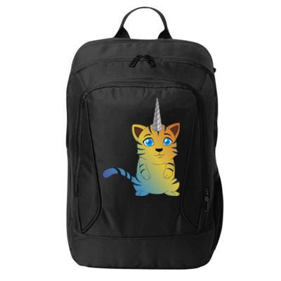 Cat Unicorn Caticorn City Backpack