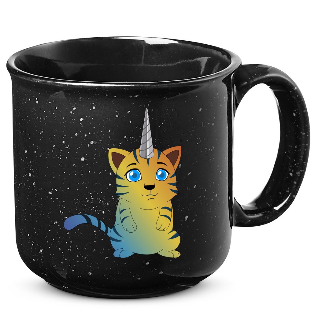 Cat Unicorn Caticorn 15oz Campfire Ceramic Mug