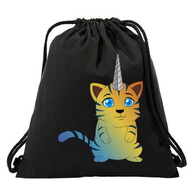 Cat Unicorn Caticorn Drawstring Bag