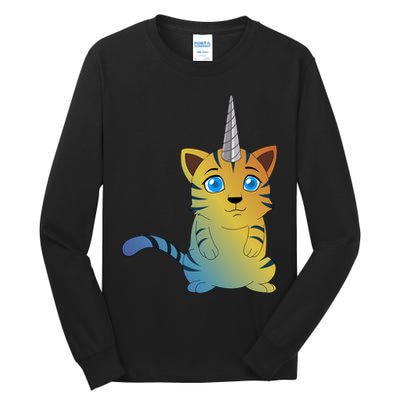 Cat Unicorn Caticorn Tall Long Sleeve T-Shirt