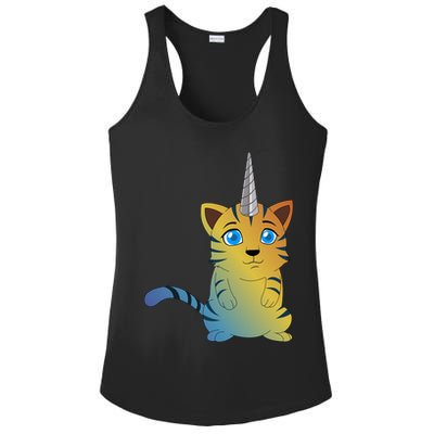 Cat Unicorn Caticorn Ladies PosiCharge Competitor Racerback Tank