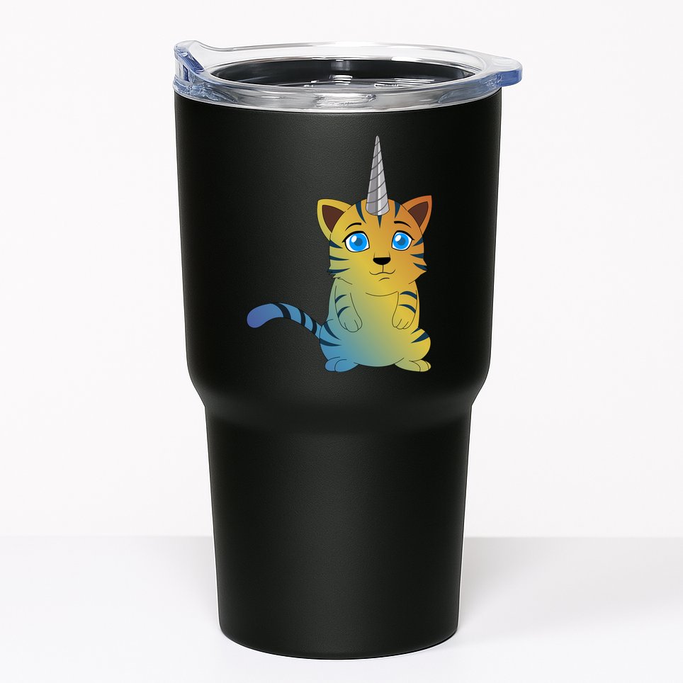Cat Unicorn Caticorn Tumbler