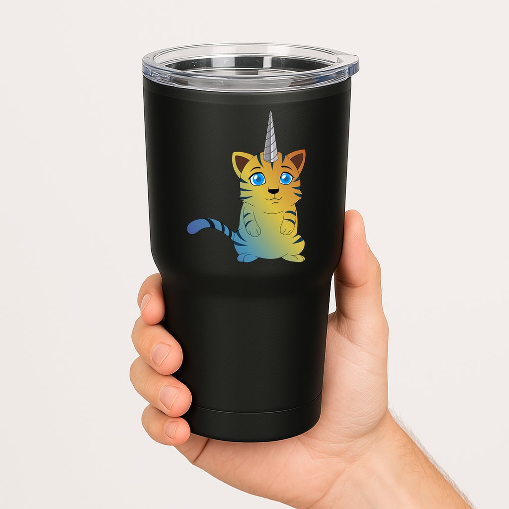 Cat Unicorn Caticorn Tumbler
