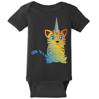 Cat Unicorn Caticorn Baby Bodysuit