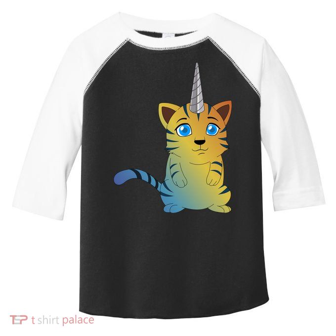 Cat Unicorn Caticorn Toddler Fine Jersey T-Shirt