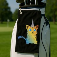 Cat Unicorn Caticorn Golf Towel