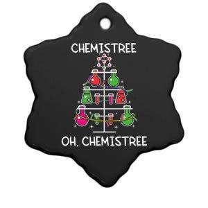 Chemistree Ugly Christmas Tree Chemistry Science Pun Funny Gift Ceramic Star Ornament